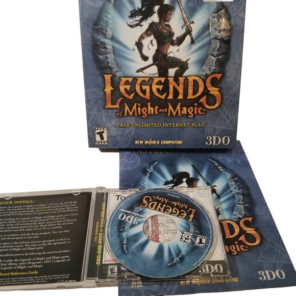 Legends of Might & Magic PC Game 3DO Video Game Big Box 2001 Medieval CD Rom - Picture 10 of 11